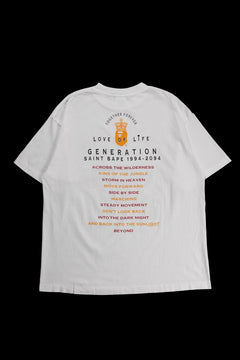 画像をギャラリービューアに読み込む, SAINT Mxxxxxx × A BATHING APE® SS TEE / GENERATION (WHITE)