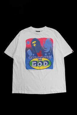 SAINT Mxxxxxx × A BATHING APE® SS TEE / GOD (WHITE)
