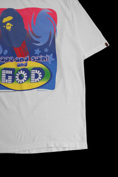 画像をギャラリービューアに読み込む, SAINT Mxxxxxx × A BATHING APE® SS TEE / GOD (WHITE)