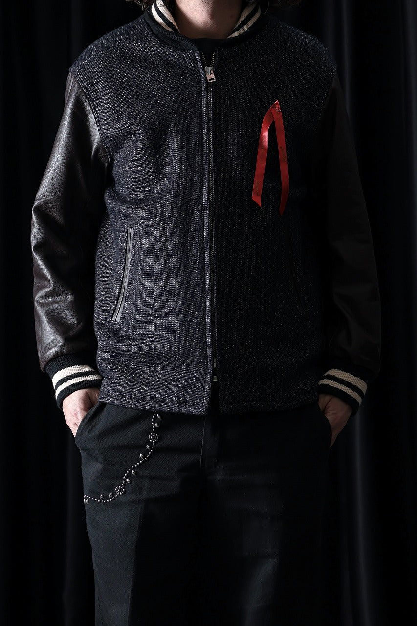 Load image into Gallery viewer, BROWN'S BEACH PHARAOH JACKET (NAVY BLUE×DARK BROWN)