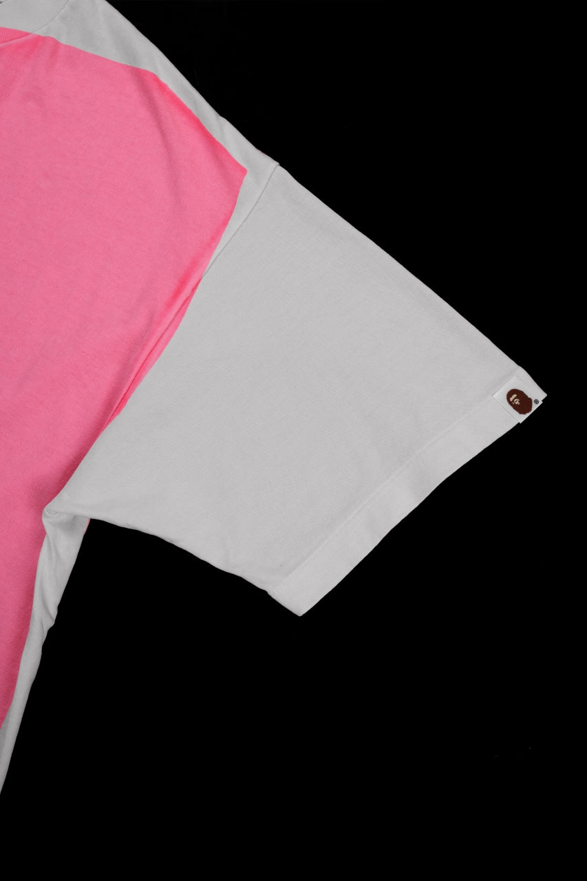 画像をギャラリービューアに読み込む, SAINT Mxxxxxx × A BATHING APE® SS TEE / HAND PRINT (WHITE+PINK)