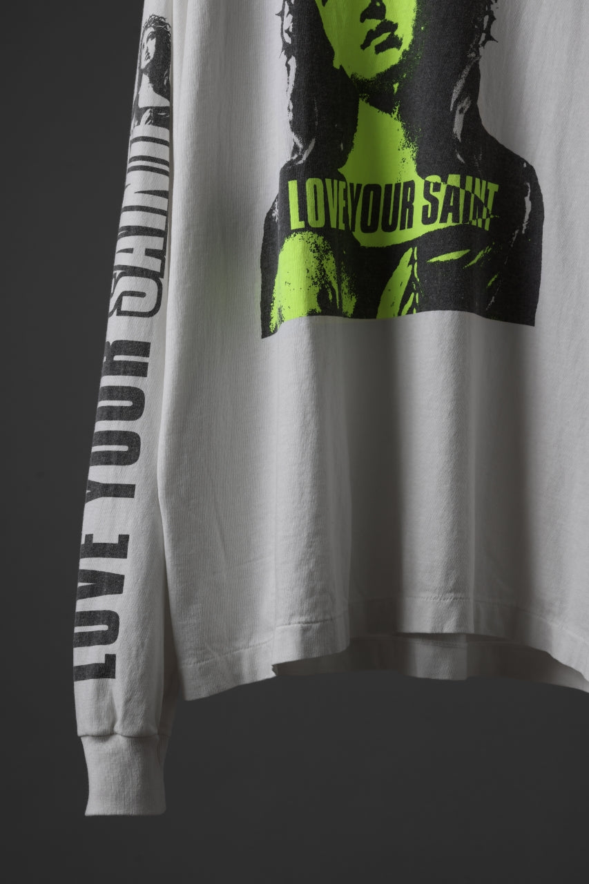 画像をギャラリービューアに読み込む, SAINT Mxxxxxx LOVE UR SAINT LS TEE (WHITE）