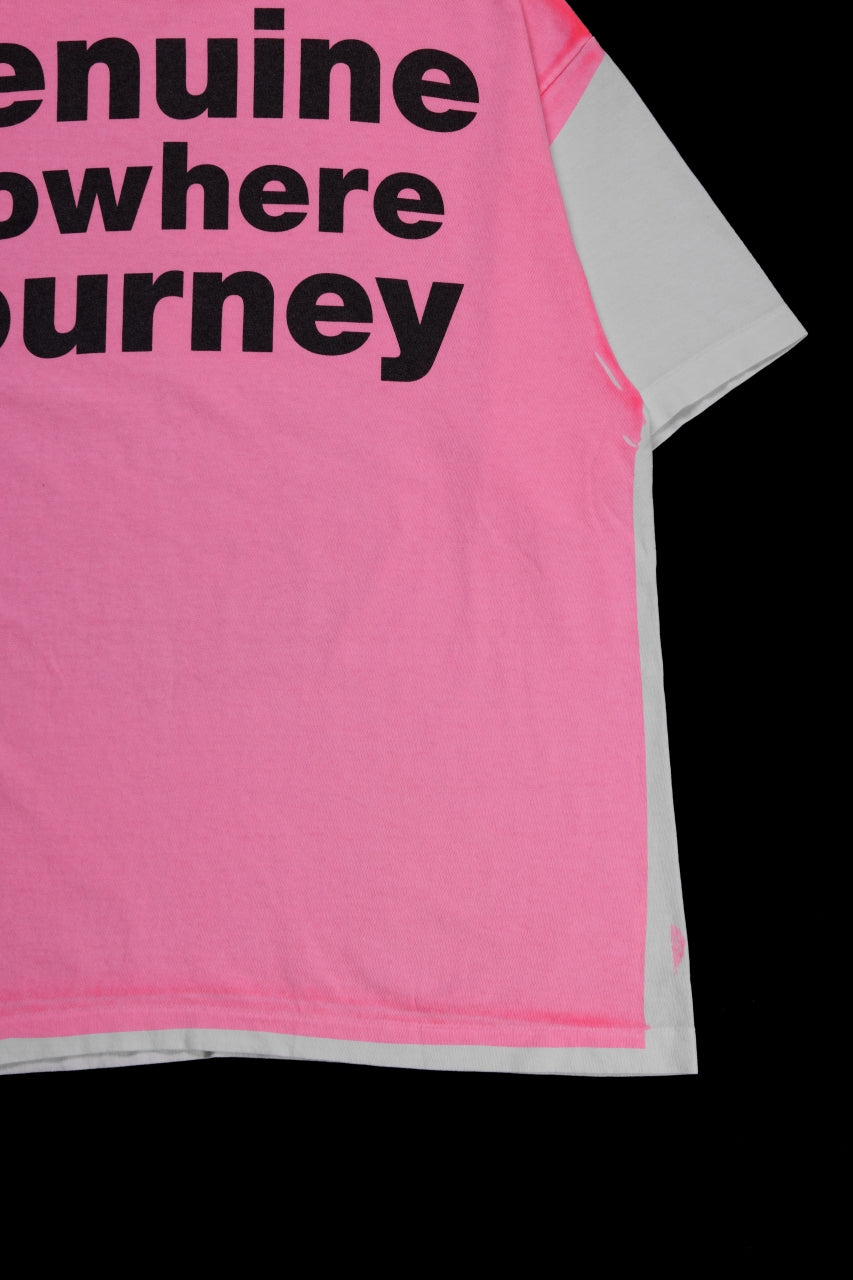画像をギャラリービューアに読み込む, SAINT Mxxxxxx × A BATHING APE® SS TEE / HAND PRINT (WHITE+PINK)
