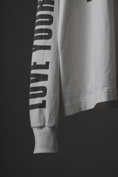 画像をギャラリービューアに読み込む, SAINT Mxxxxxx LOVE UR SAINT LS TEE (WHITE）