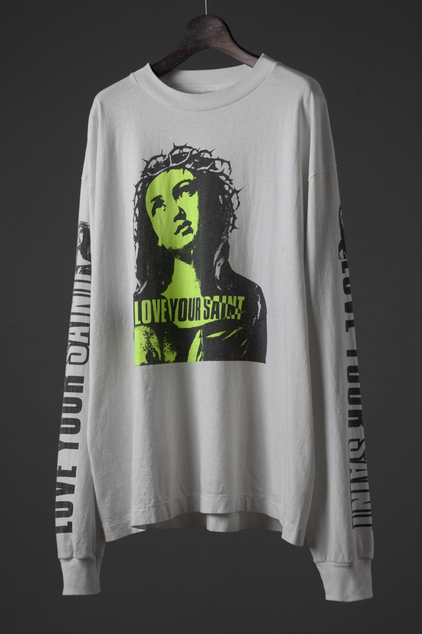 画像をギャラリービューアに読み込む, SAINT Mxxxxxx LOVE UR SAINT LS TEE (WHITE）
