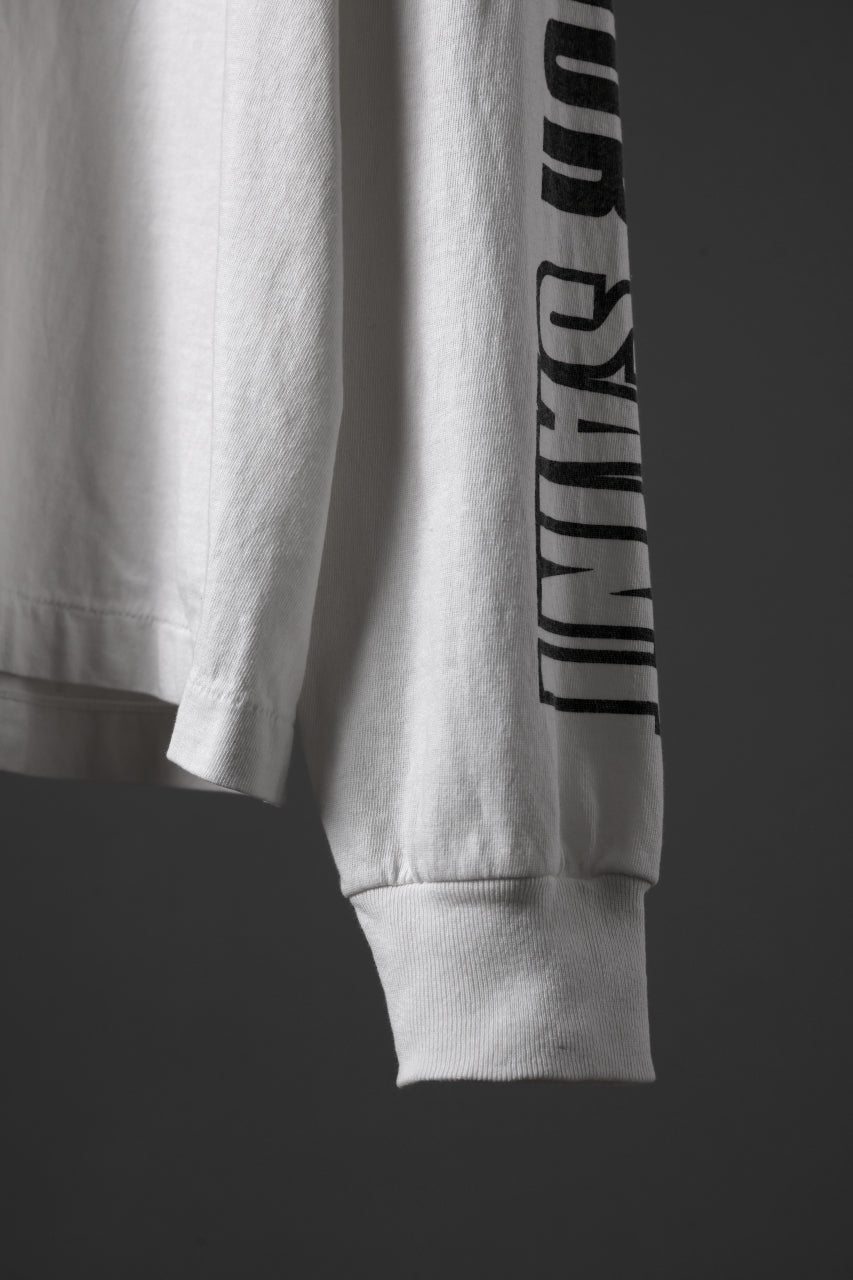 SAINT Mxxxxxx LOVE UR SAINT LS TEE (WHITE）