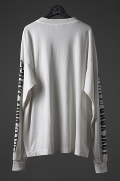 画像をギャラリービューアに読み込む, SAINT Mxxxxxx LOVE UR SAINT LS TEE (WHITE）