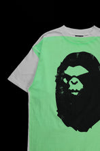画像をギャラリービューアに読み込む, SAINT Mxxxxxx × A BATHING APE® SS TEE / HAND PRINT (WHITE+GREEN)