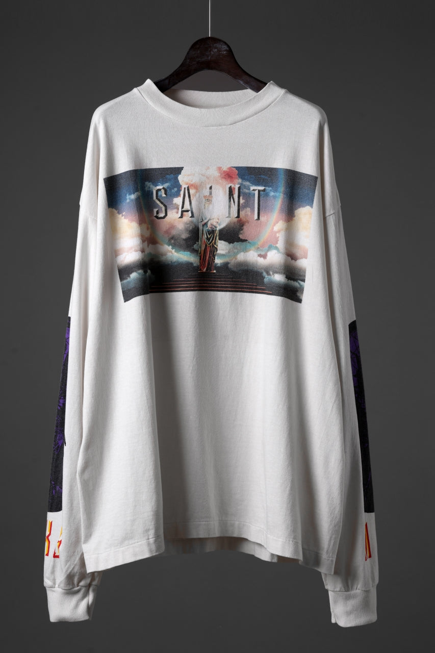 SAINT Mxxxxxx SAINT PICTURES LS TEE (WHITE)