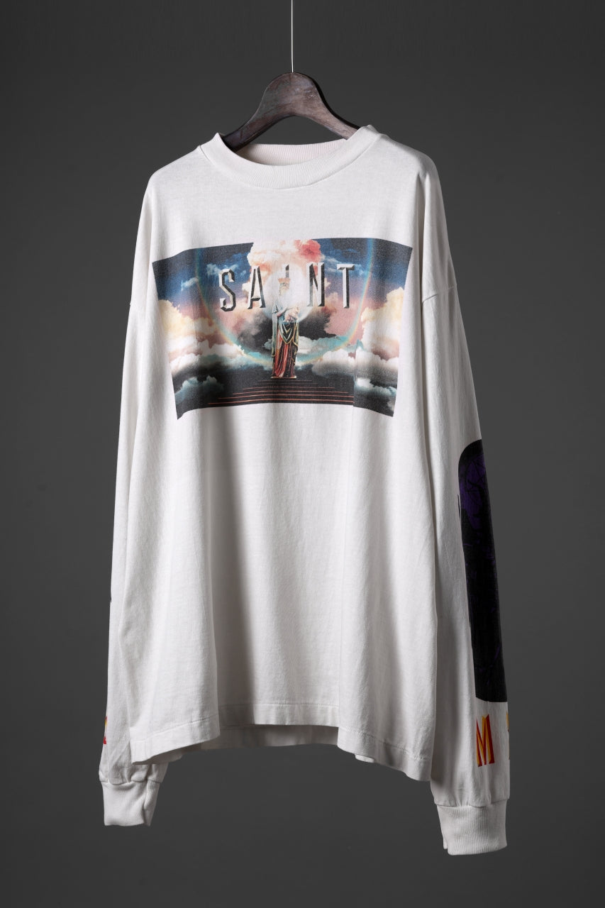 画像をギャラリービューアに読み込む, SAINT Mxxxxxx SAINT PICTURES LS TEE (WHITE)