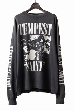 画像をギャラリービューアに読み込む, SAINT Mxxxxxx TEMPEST LS TEE (BLACK)