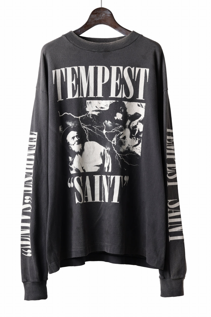 画像をギャラリービューアに読み込む, SAINT Mxxxxxx TEMPEST LS TEE (BLACK)