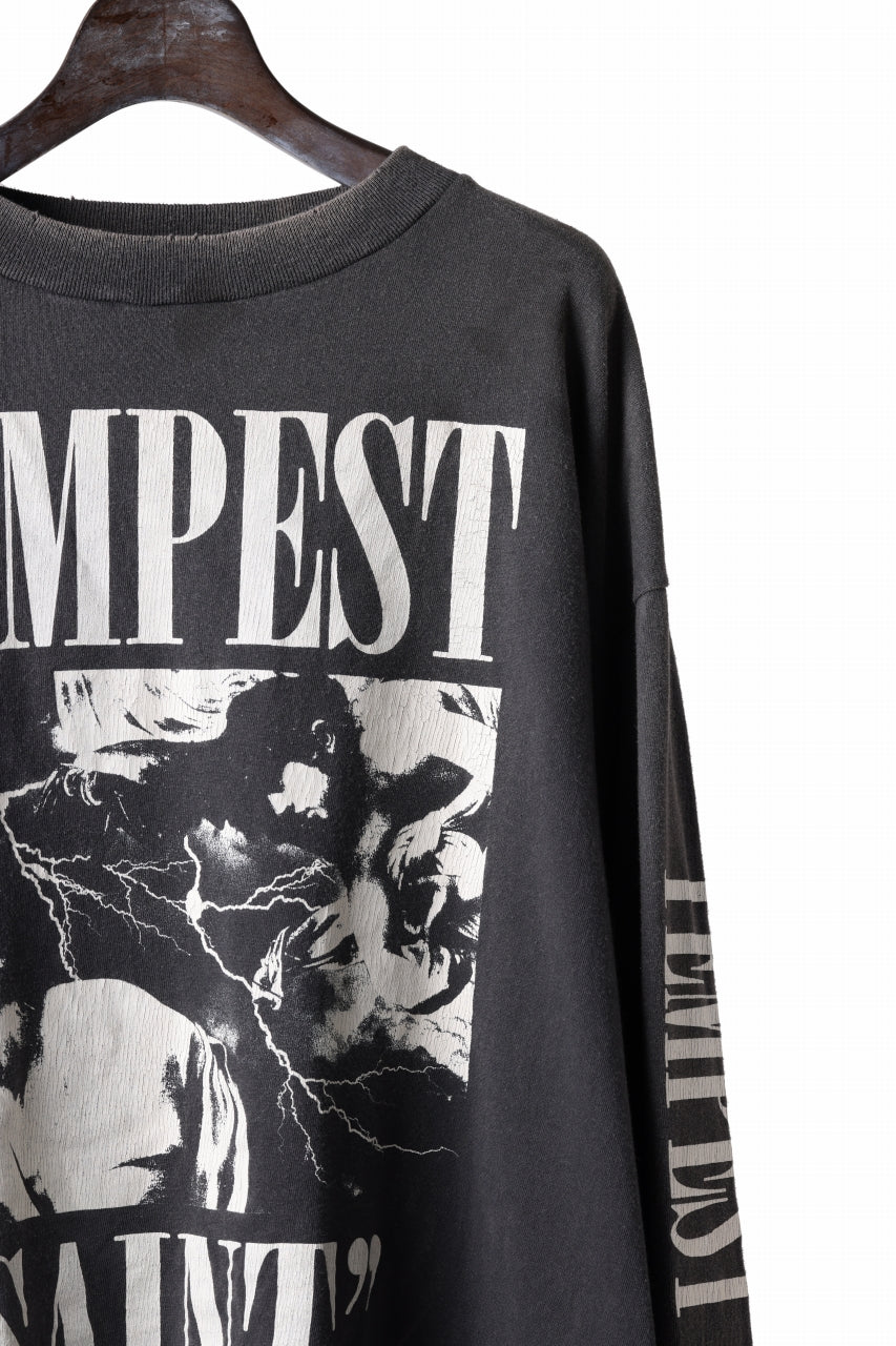 画像をギャラリービューアに読み込む, SAINT Mxxxxxx TEMPEST LS TEE (BLACK)