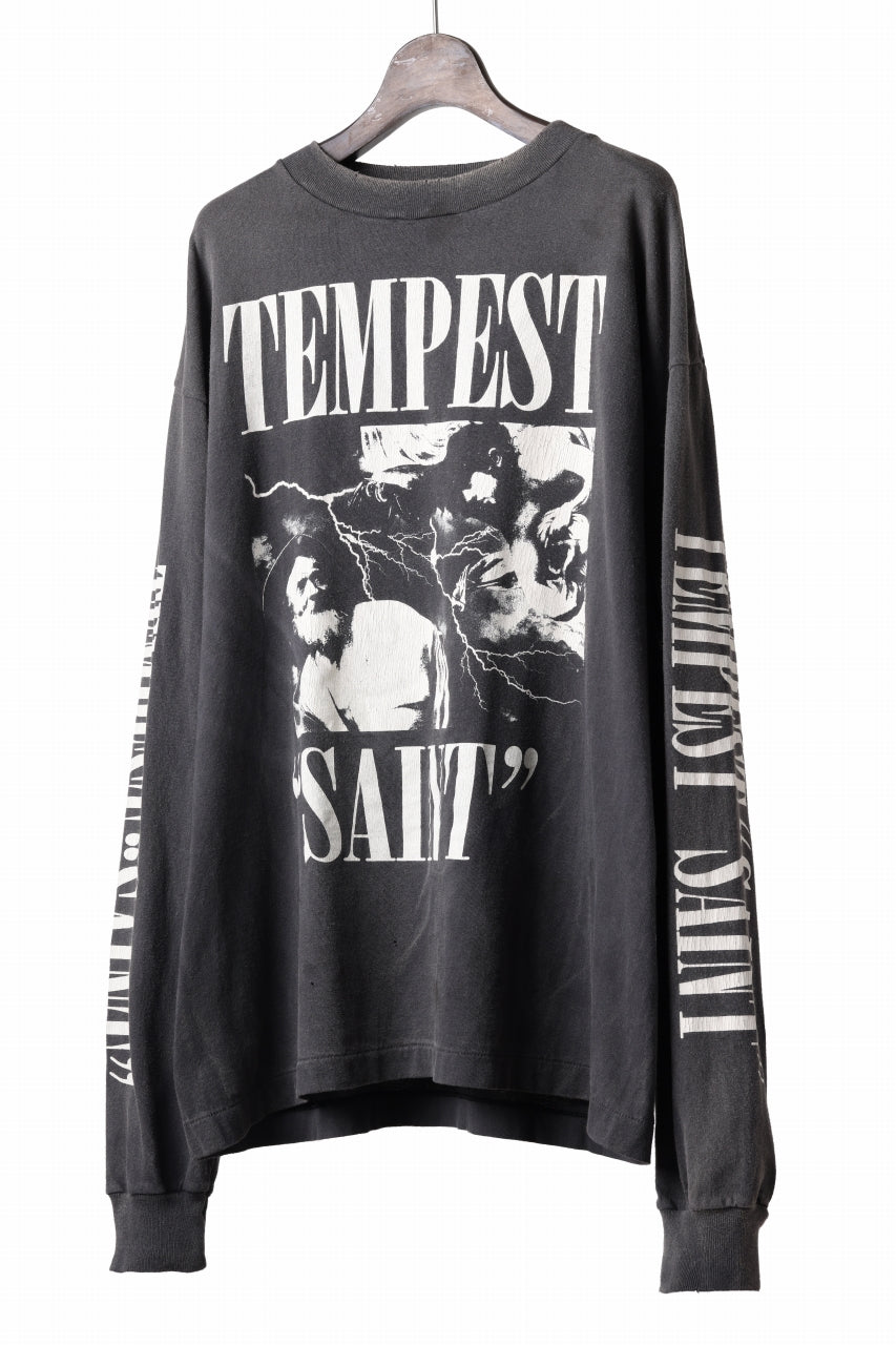 画像をギャラリービューアに読み込む, SAINT Mxxxxxx TEMPEST LS TEE (BLACK)