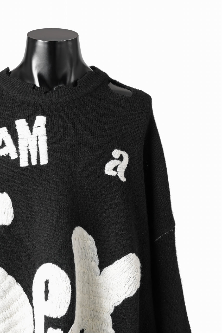 画像をギャラリービューアに読み込む, SAINT Mxxxxxx Sex Pistols I AM A CREWNECK KINT (BLACK)