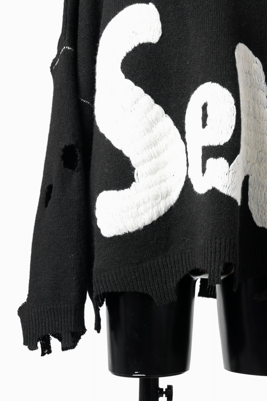 画像をギャラリービューアに読み込む, SAINT Mxxxxxx Sex Pistols I AM A CREWNECK KINT (BLACK)