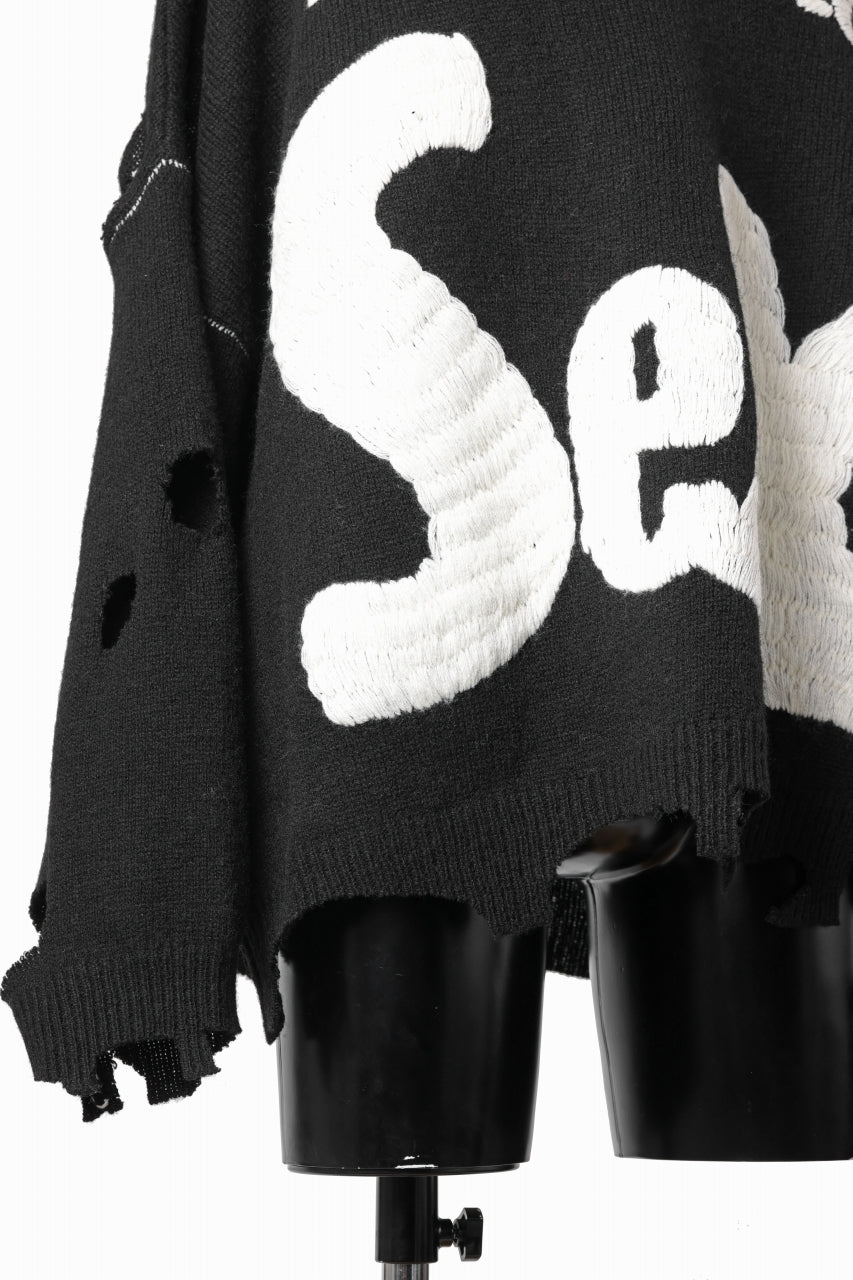 画像をギャラリービューアに読み込む, SAINT Mxxxxxx Sex Pistols I AM A CREWNECK KINT (BLACK)