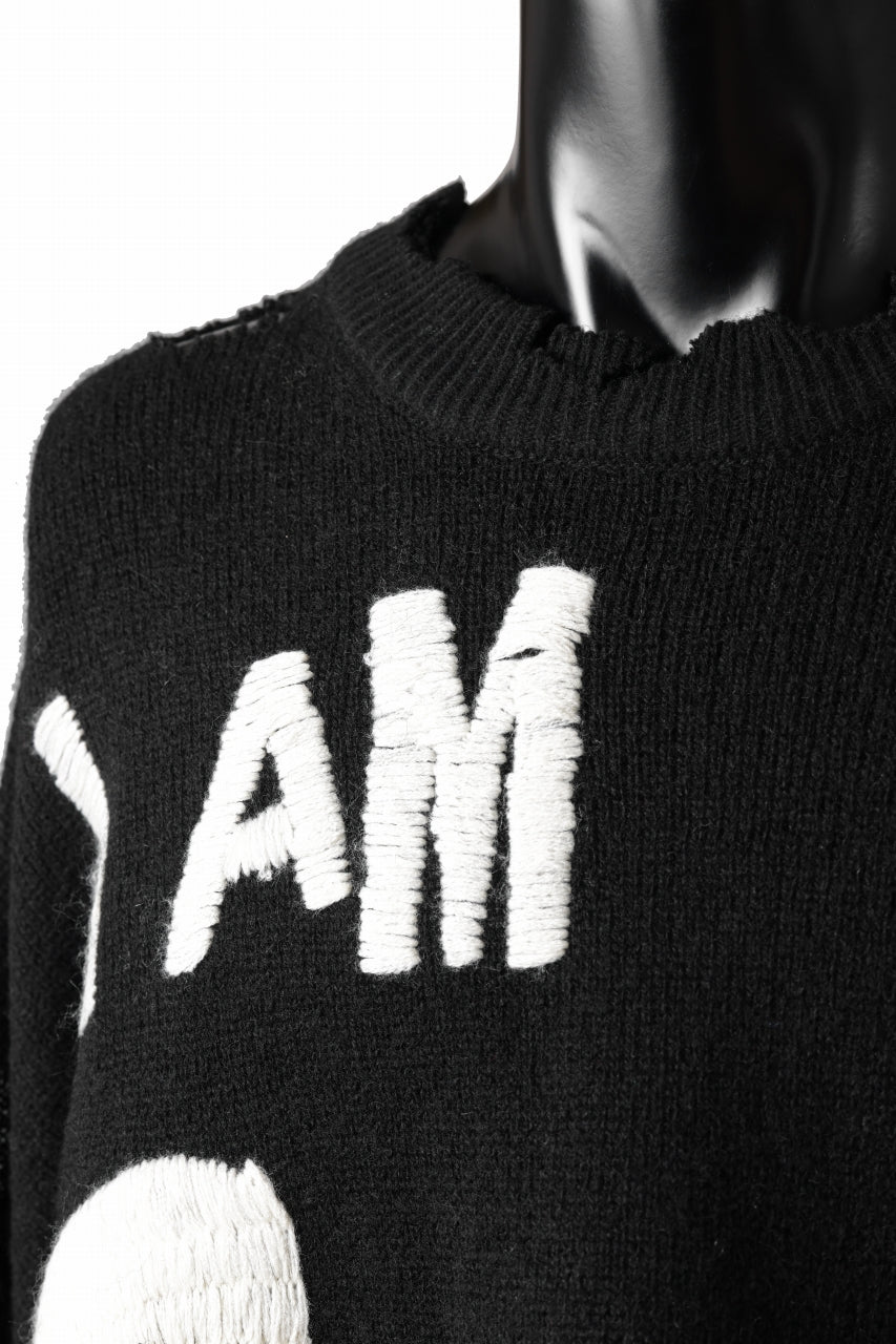 画像をギャラリービューアに読み込む, SAINT Mxxxxxx Sex Pistols I AM A CREWNECK KINT (BLACK)