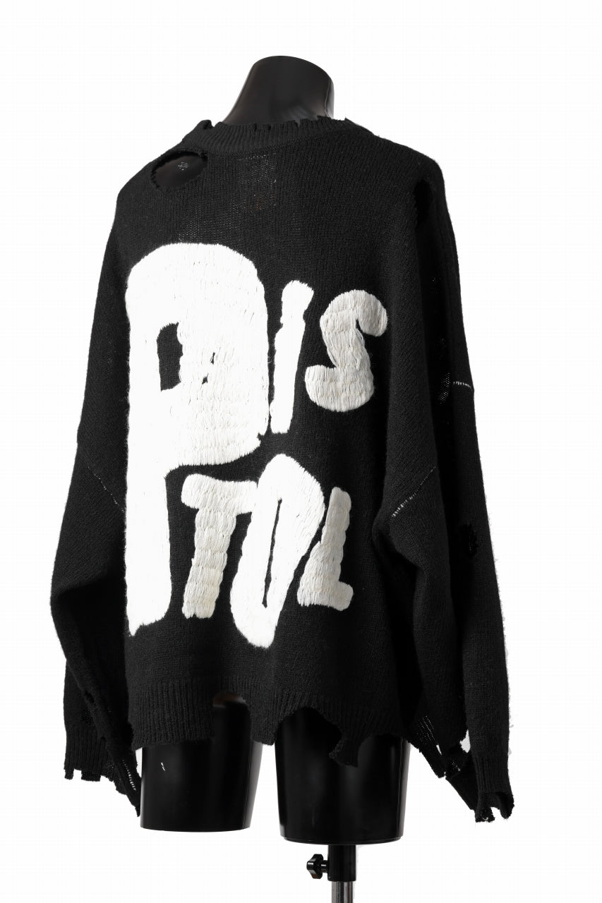 画像をギャラリービューアに読み込む, SAINT Mxxxxxx Sex Pistols I AM A CREWNECK KINT (BLACK)