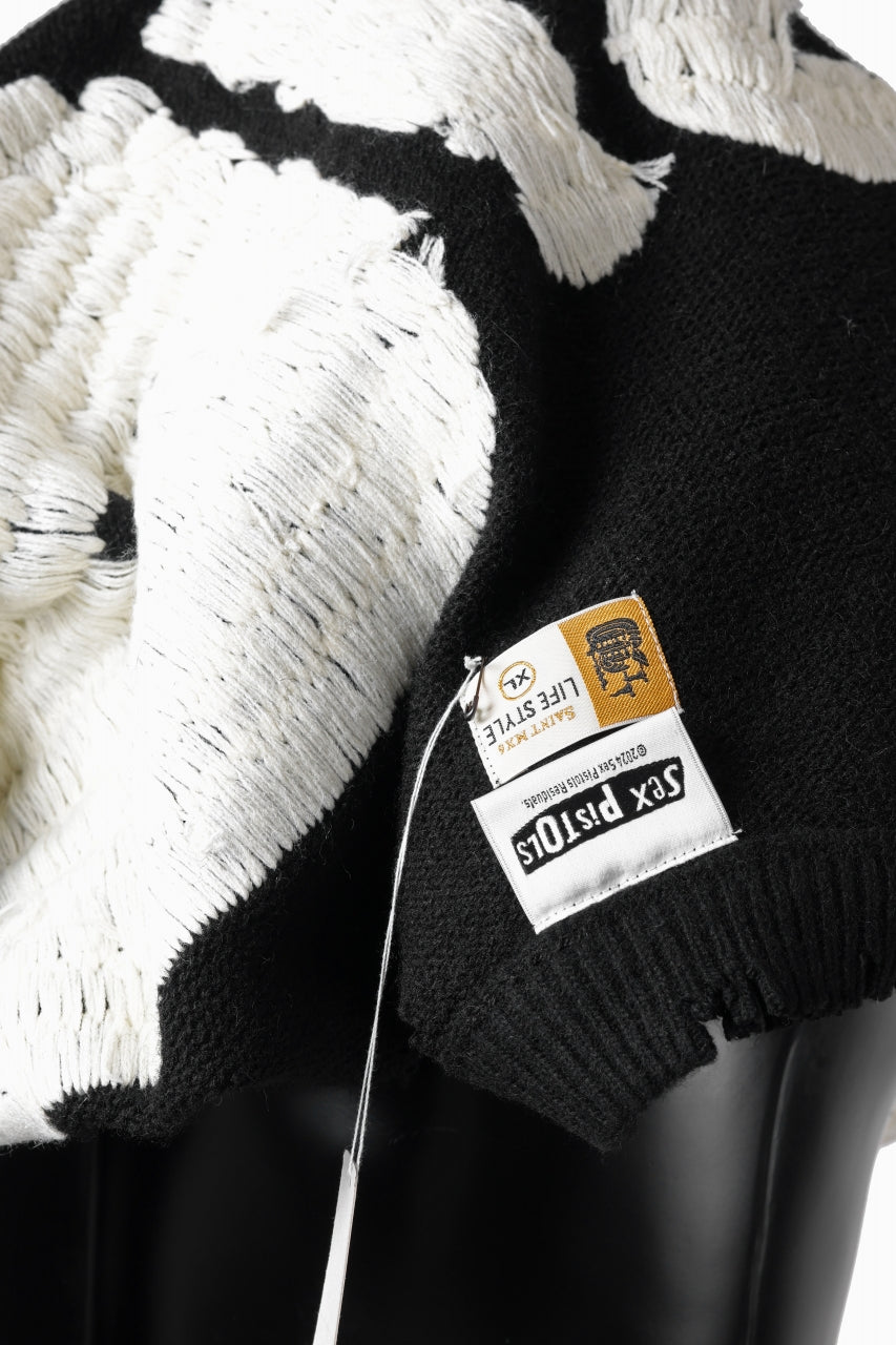 画像をギャラリービューアに読み込む, SAINT Mxxxxxx Sex Pistols I AM A CREWNECK KINT (BLACK)