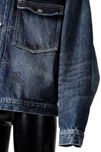 画像をギャラリービューアに読み込む, FULLCOUNT &quot;Fear Of The Dark&quot; Type 1 Denim Jacket / 15.5oz Zimbabwe Selvedge Denim (INDIGO BLUE)