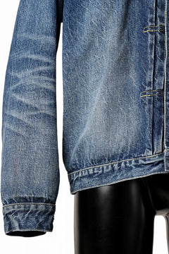 Load image into Gallery viewer, FULLCOUNT &quot;More Than Real&quot; Type 1 Denim Jacket / 13.7oz Zimbabwe Selvedge Denim (INDIGO BLUE)