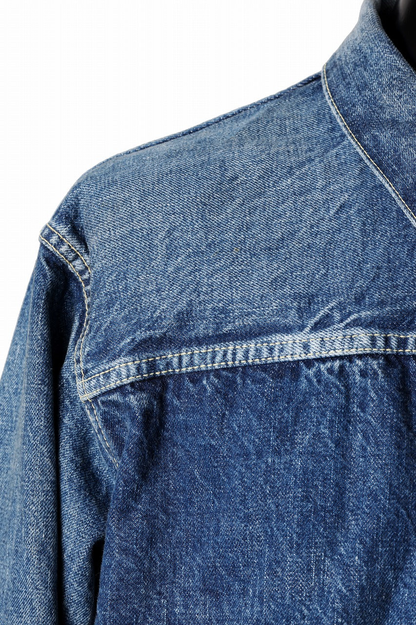 Load image into Gallery viewer, FULLCOUNT &quot;More Than Real&quot; Type 1 Denim Jacket / 13.7oz Zimbabwe Selvedge Denim (INDIGO BLUE)