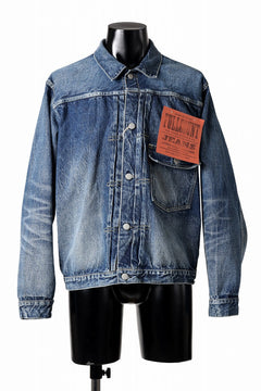 Load image into Gallery viewer, FULLCOUNT &quot;More Than Real&quot; Type 1 Denim Jacket / 13.7oz Zimbabwe Selvedge Denim (INDIGO BLUE)