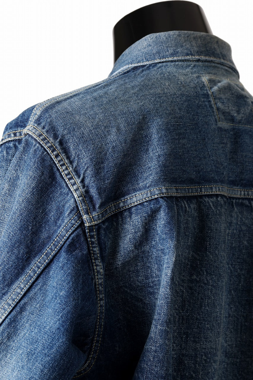 FULLCOUNT "More Than Real" Type 1 Denim Jacket / 13.7oz Zimbabwe Selvedge Denim (INDIGO BLUE)