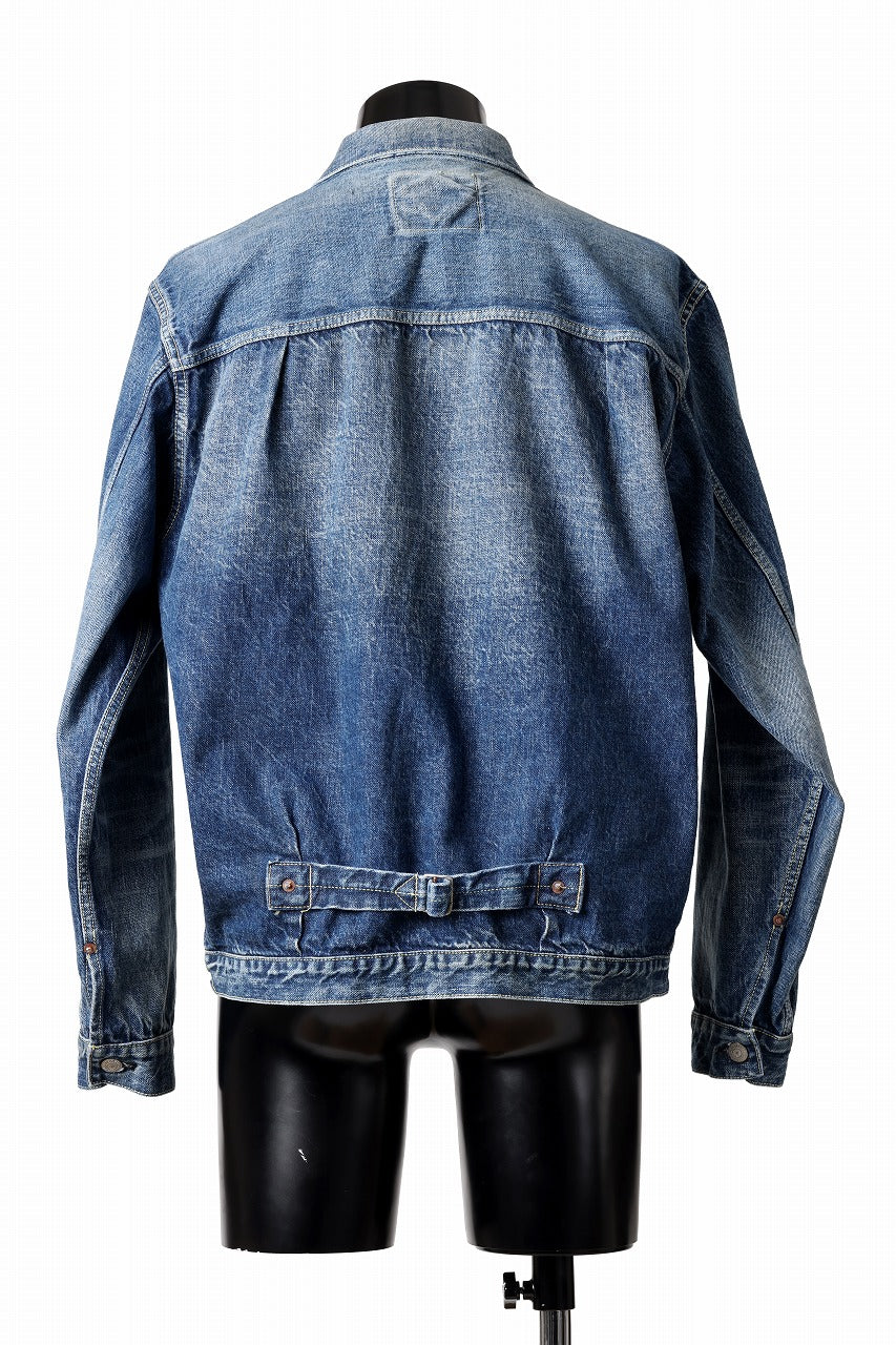 Load image into Gallery viewer, FULLCOUNT &quot;More Than Real&quot; Type 1 Denim Jacket / 13.7oz Zimbabwe Selvedge Denim (INDIGO BLUE)