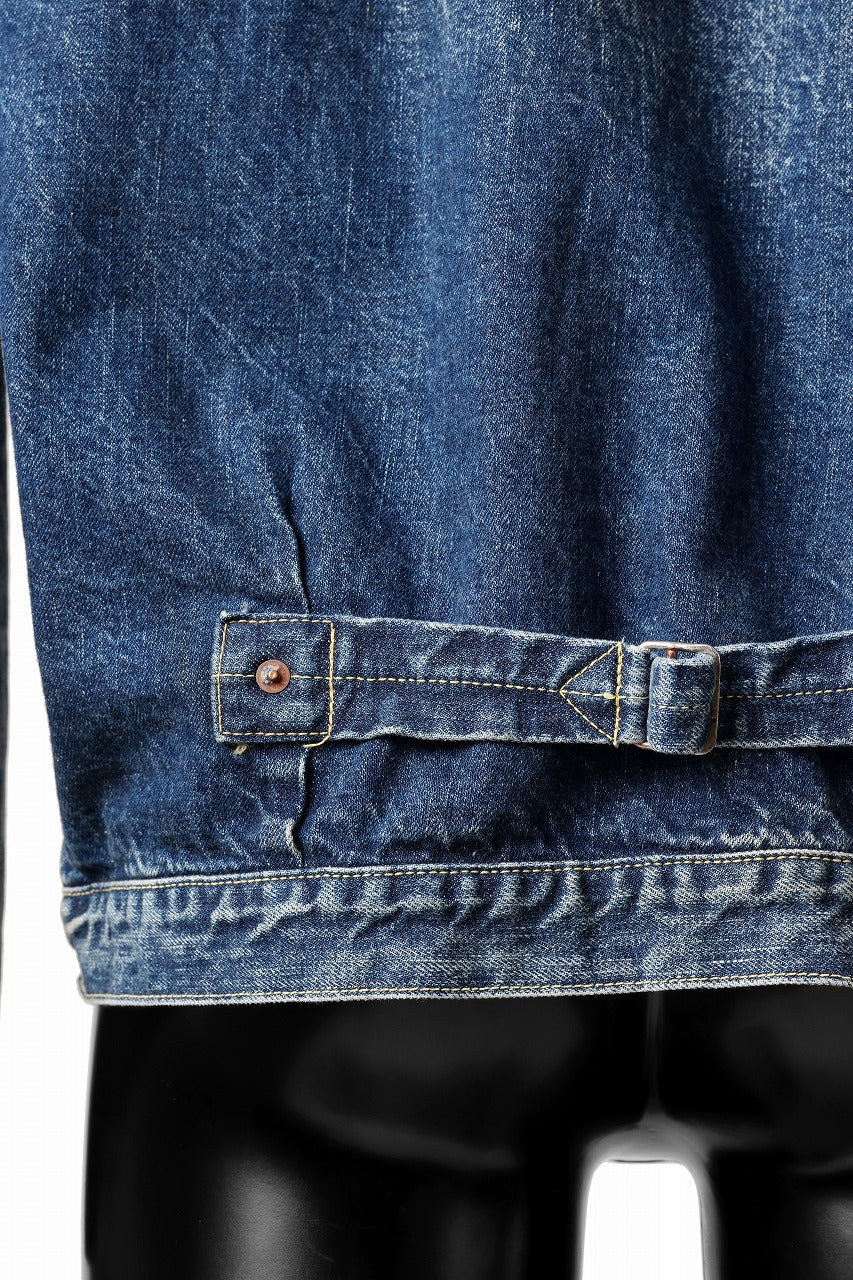 Load image into Gallery viewer, FULLCOUNT &quot;More Than Real&quot; Type 1 Denim Jacket / 13.7oz Zimbabwe Selvedge Denim (INDIGO BLUE)