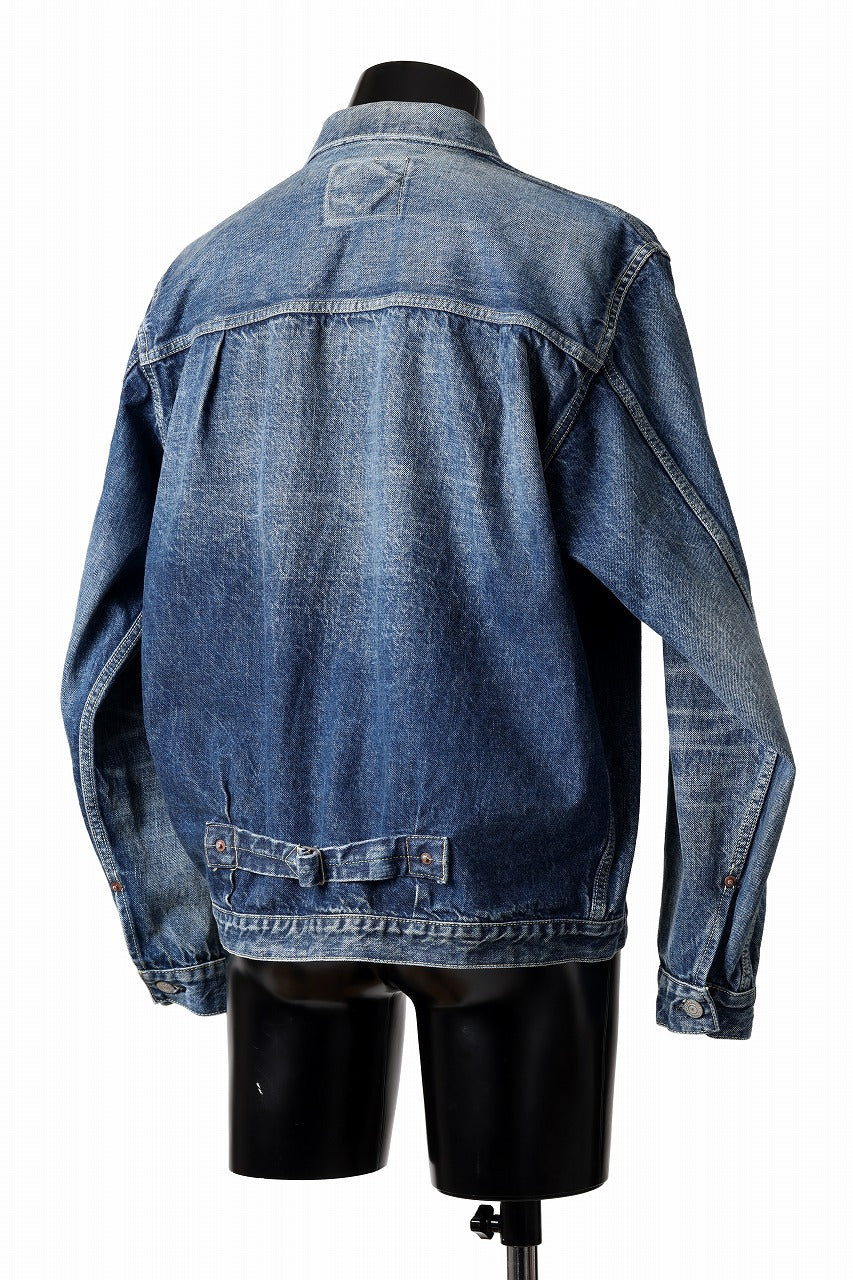 FULLCOUNT "More Than Real" Type 1 Denim Jacket / 13.7oz Zimbabwe Selvedge Denim (INDIGO BLUE)