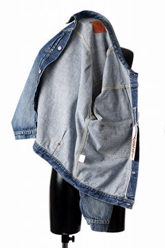 Load image into Gallery viewer, FULLCOUNT &quot;More Than Real&quot; Type 1 Denim Jacket / 13.7oz Zimbabwe Selvedge Denim (INDIGO BLUE)