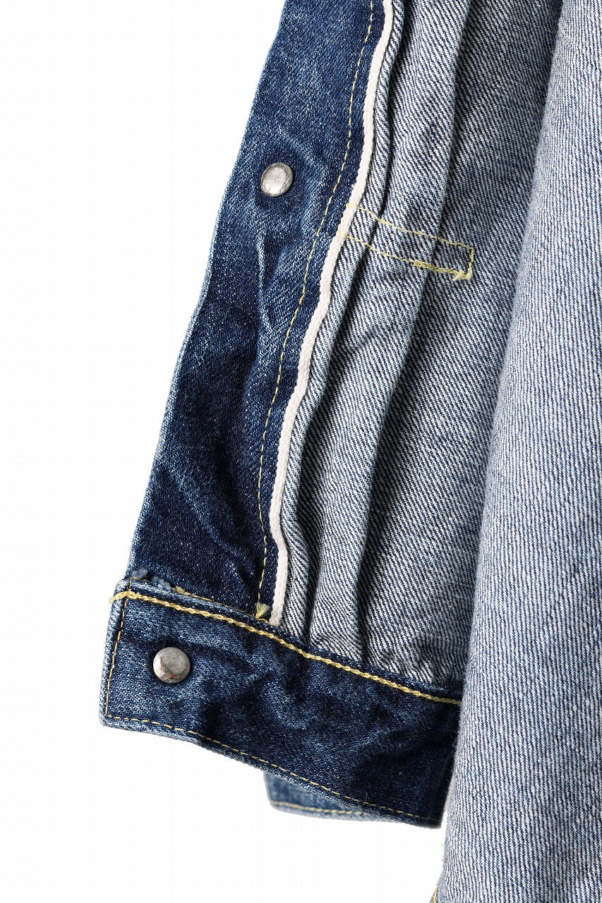 Load image into Gallery viewer, FULLCOUNT &quot;More Than Real&quot; Type 1 Denim Jacket / 13.7oz Zimbabwe Selvedge Denim (INDIGO BLUE)