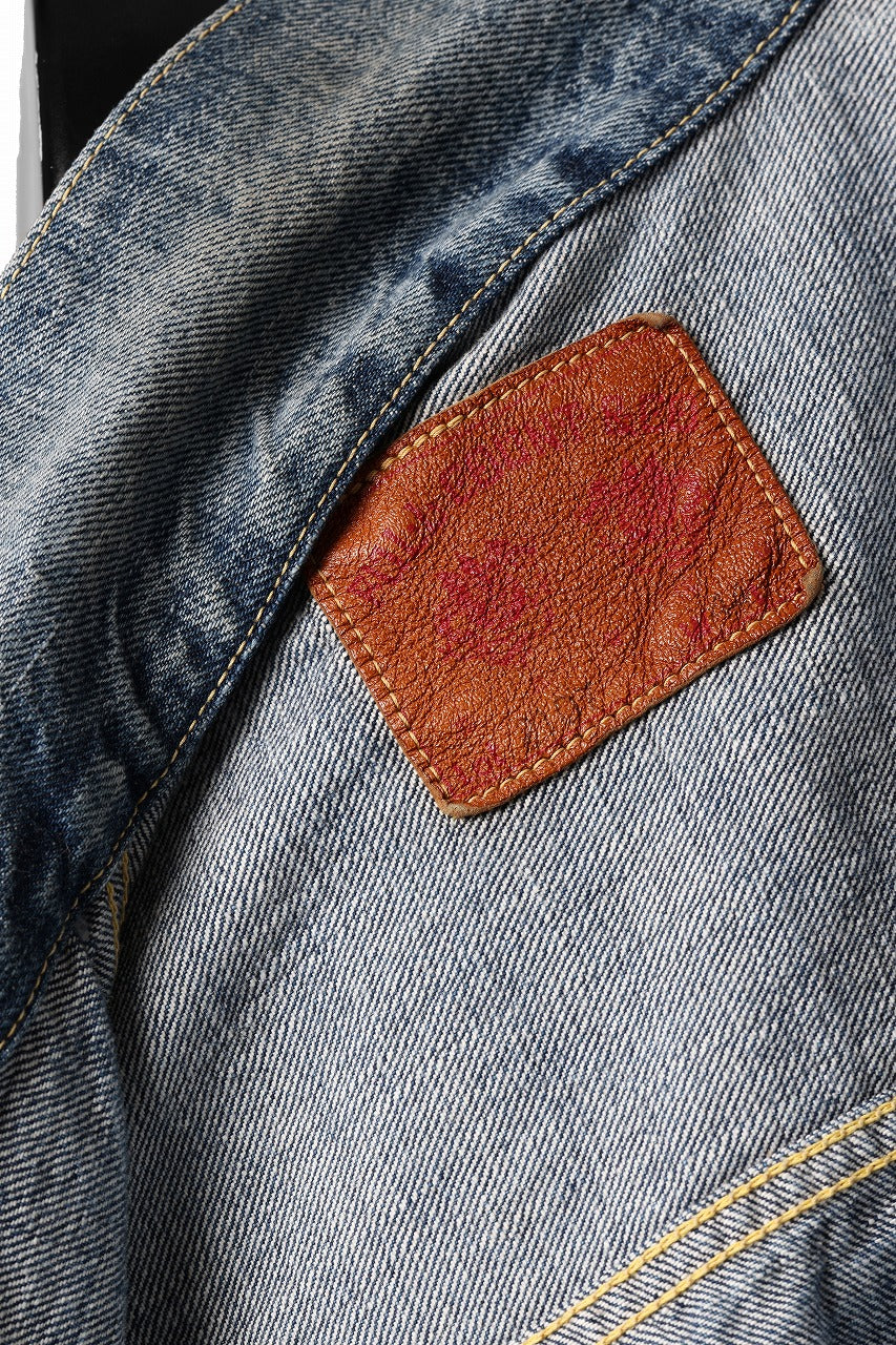 Load image into Gallery viewer, FULLCOUNT &quot;More Than Real&quot; Type 1 Denim Jacket / 13.7oz Zimbabwe Selvedge Denim (INDIGO BLUE)