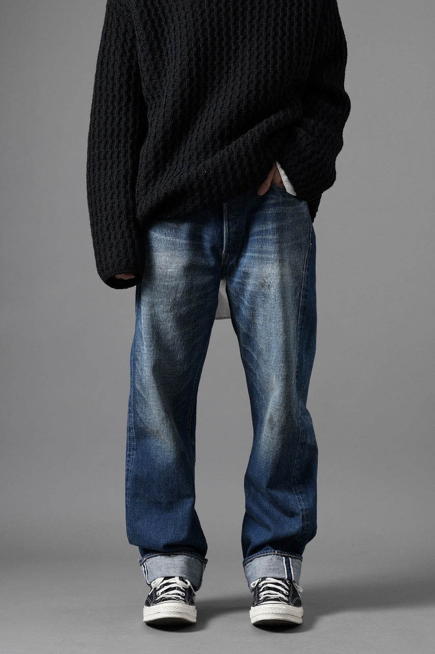 Load image into Gallery viewer, FULLCOUNT &quot;More Than Real&quot; Straight Denim Pants / 13.7oz Zimbabwe Selvedge Denim (INDIGO BLUE)