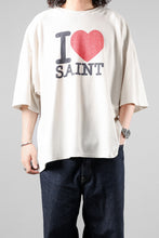 画像をギャラリービューアに読み込む, SAINT Mxxxxxx SS T-SHIRT / FOOTBALL (WHITE)