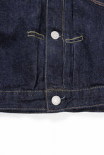 画像をギャラリービューアに読み込む, FULLCOUNT Type 1 Denim Jacket / 11.5oz Zimbabwe Selvedge Denim (Super Smooth) (INDIGO BLUE / ONE WASHED)