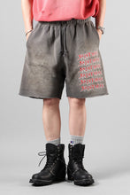 Load image into Gallery viewer, SAINT Mxxxxxx SWEAT SHORTS / SAINT MXX (CHARCOAL)