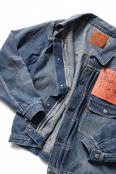 Load image into Gallery viewer, FULLCOUNT &quot;Dartford&quot; Type 1 Denim Jacket / 11.5oz Zimbabwe Selvedge Denim (Super Smooth) (INDIGO BLUE / ONE WASHED)