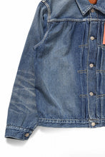 Load image into Gallery viewer, FULLCOUNT &quot;Dartford&quot; Type 1 Denim Jacket / 11.5oz Zimbabwe Selvedge Denim (Super Smooth) (INDIGO BLUE / ONE WASHED)