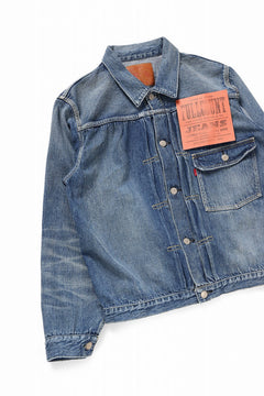 Load image into Gallery viewer, FULLCOUNT &quot;Dartford&quot; Type 1 Denim Jacket / 11.5oz Zimbabwe Selvedge Denim (Super Smooth) (INDIGO BLUE / ONE WASHED)