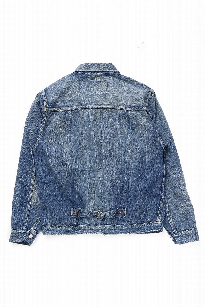 Load image into Gallery viewer, FULLCOUNT &quot;Dartford&quot; Type 1 Denim Jacket / 11.5oz Zimbabwe Selvedge Denim (Super Smooth) (INDIGO BLUE / ONE WASHED)