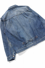 Load image into Gallery viewer, FULLCOUNT &quot;Dartford&quot; Type 1 Denim Jacket / 11.5oz Zimbabwe Selvedge Denim (Super Smooth) (INDIGO BLUE / ONE WASHED)