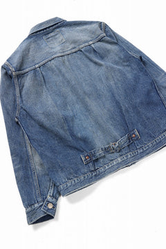 Load image into Gallery viewer, FULLCOUNT &quot;Dartford&quot; Type 1 Denim Jacket / 11.5oz Zimbabwe Selvedge Denim (Super Smooth) (INDIGO BLUE / ONE WASHED)
