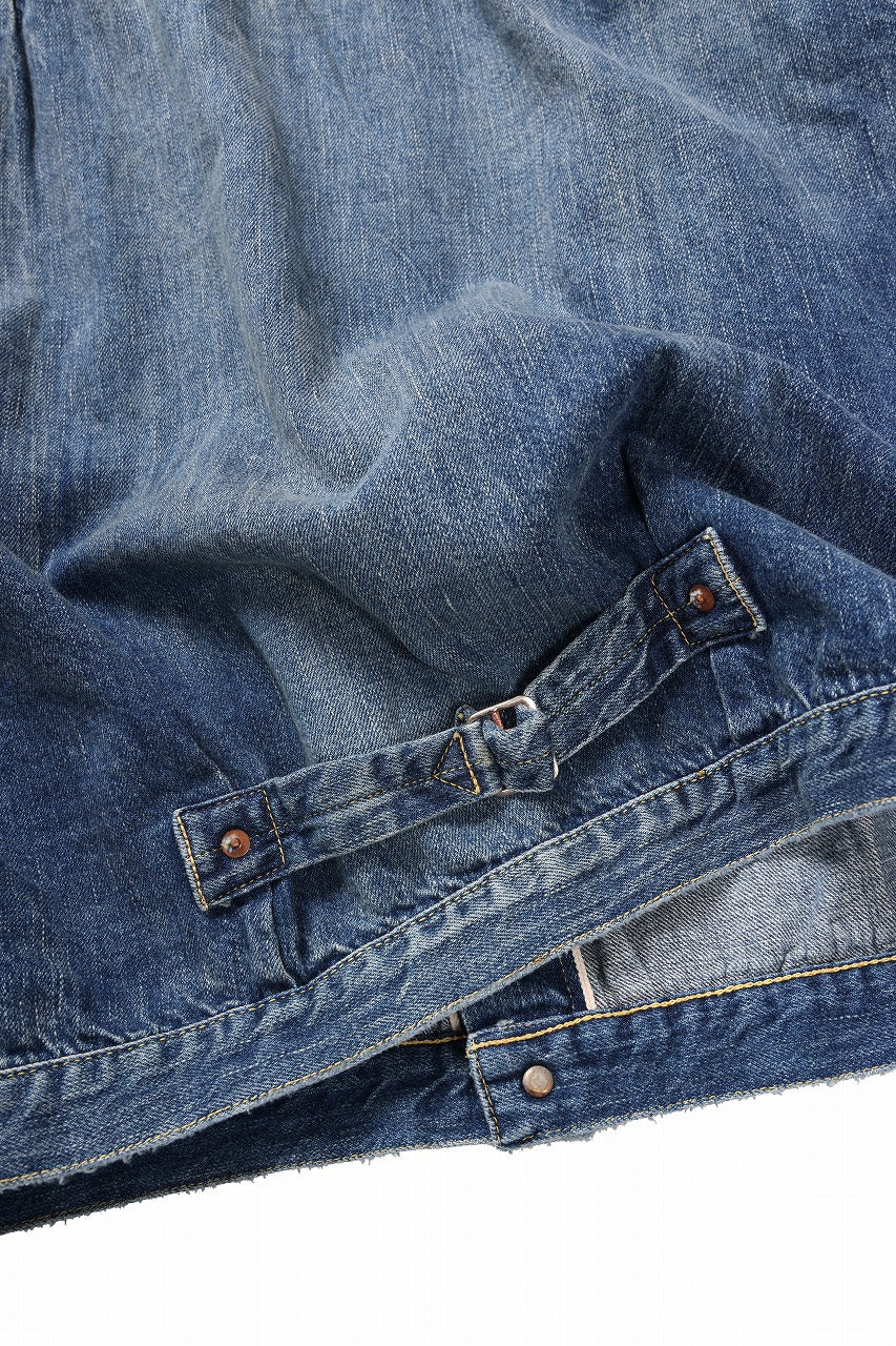 Load image into Gallery viewer, FULLCOUNT &quot;Dartford&quot; Type 1 Denim Jacket / 11.5oz Zimbabwe Selvedge Denim (Super Smooth) (INDIGO BLUE / ONE WASHED)