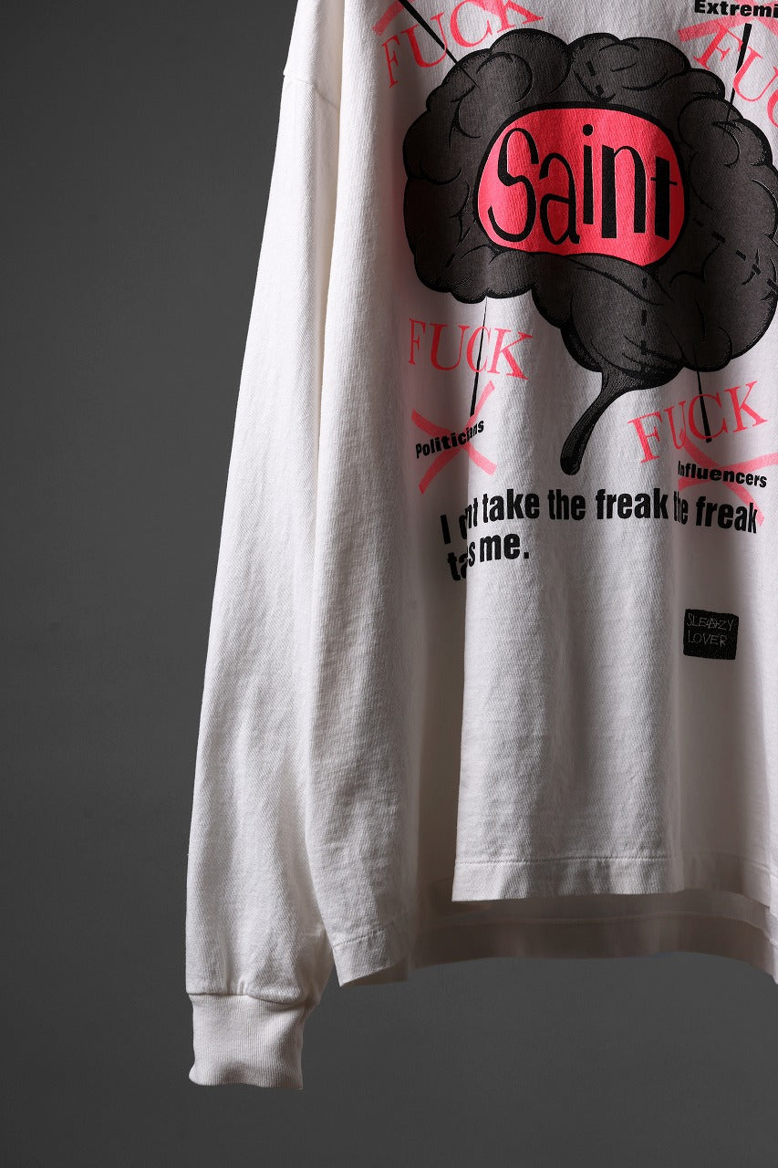 画像をギャラリービューアに読み込む, SAINT Mxxxxxx BRAIN LS TEE (WHITE)