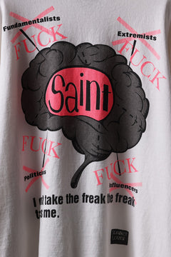 画像をギャラリービューアに読み込む, SAINT Mxxxxxx BRAIN LS TEE (WHITE)