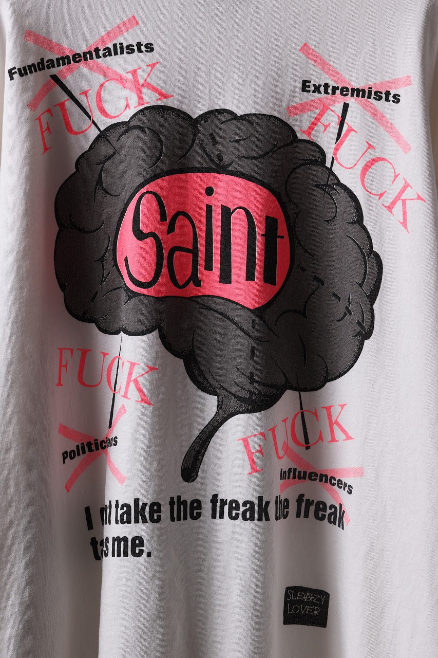 画像をギャラリービューアに読み込む, SAINT Mxxxxxx BRAIN LS TEE (WHITE)