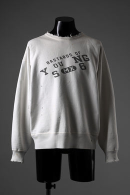 SAINT Mxxxxxx x BerBerJin YOUNG CREW NECK SWEAT (WHITE)